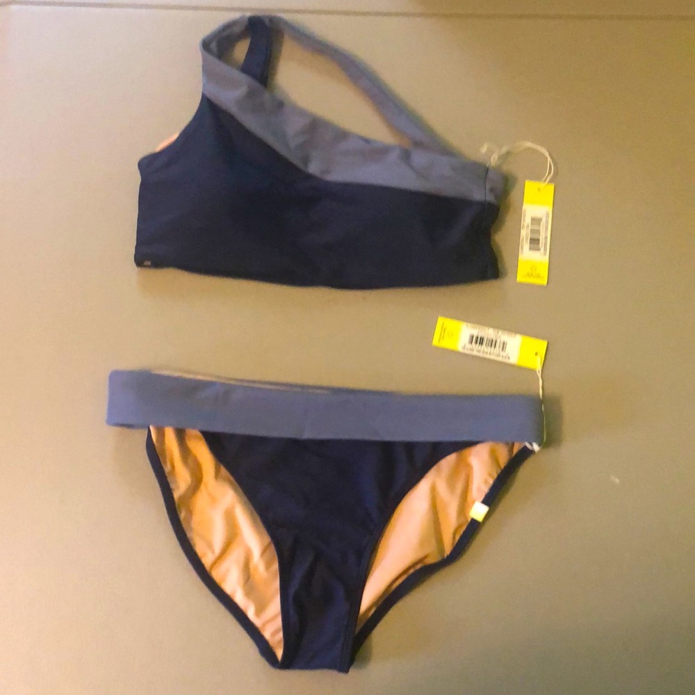 Summersalt Side Stroke bikini top (4 Deep Sea)
